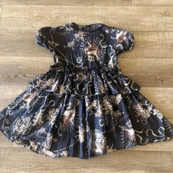 Urban Outfitters Dress Women XS Kimchi Blue Maria Collar Sheer Ruffle Whimsigoth - Picture 2 of 11